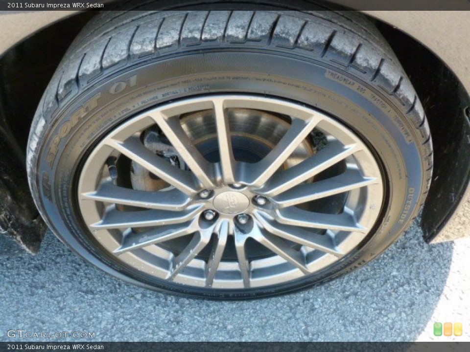 2011 Subaru Impreza WRX Sedan Wheel and Tire Photo #59356345
