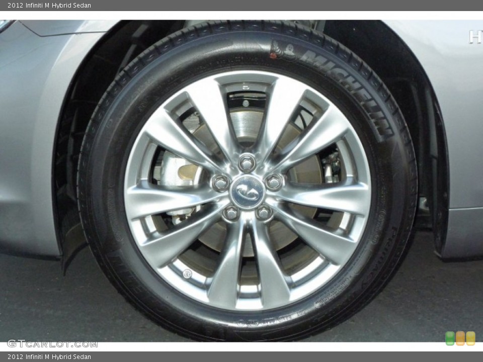 2012 Infiniti M Hybrid Sedan Wheel and Tire Photo #59361999