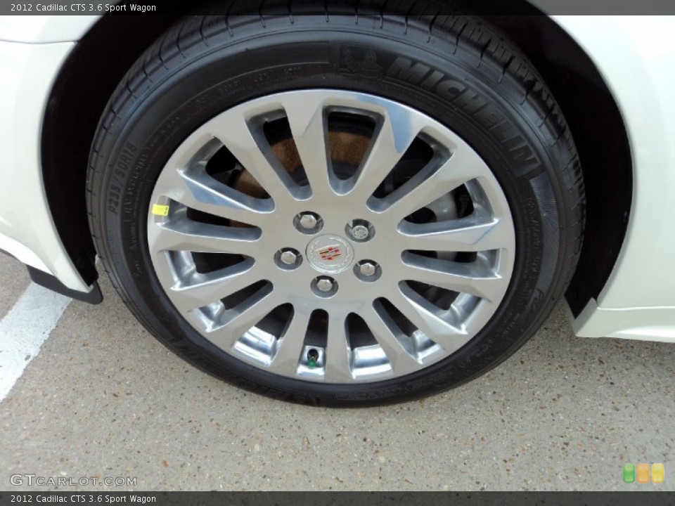 2012 Cadillac CTS 3.6 Sport Wagon Wheel and Tire Photo #59363862