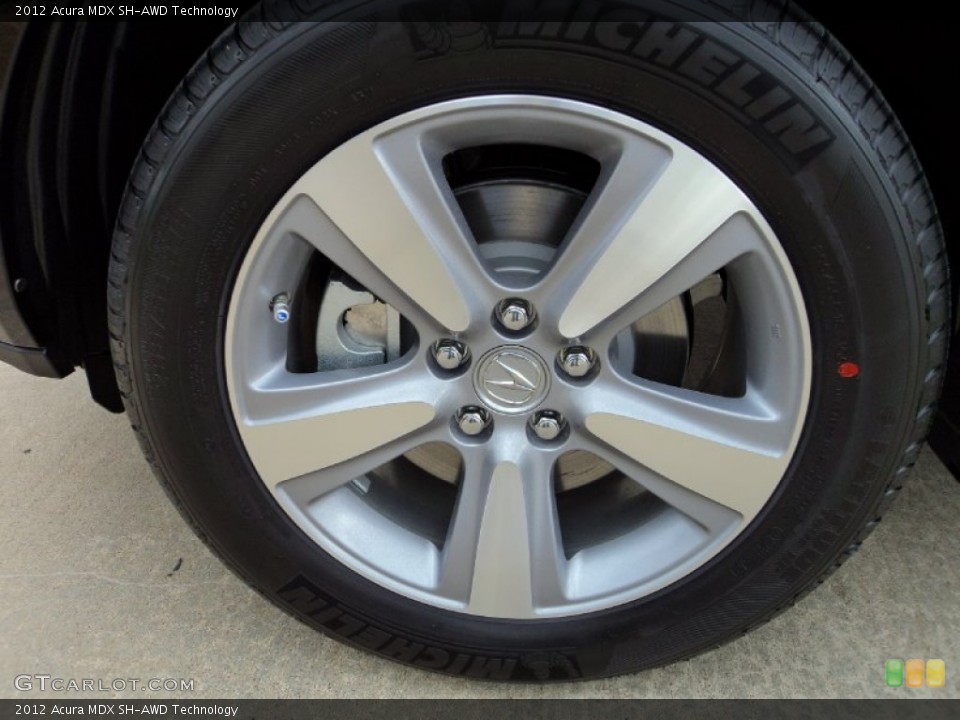 2012 Acura MDX SH-AWD Technology Wheel and Tire Photo #59365077