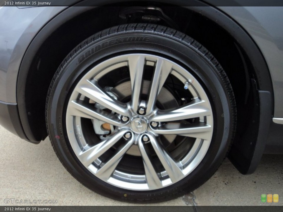 2012 Infiniti EX 35 Journey Wheel and Tire Photo #59365202