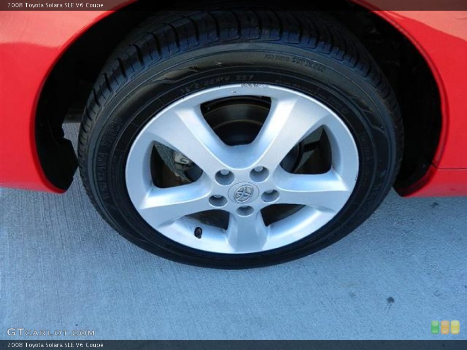 2008 Toyota Solara SLE V6 Coupe Wheel and Tire Photo #59367222