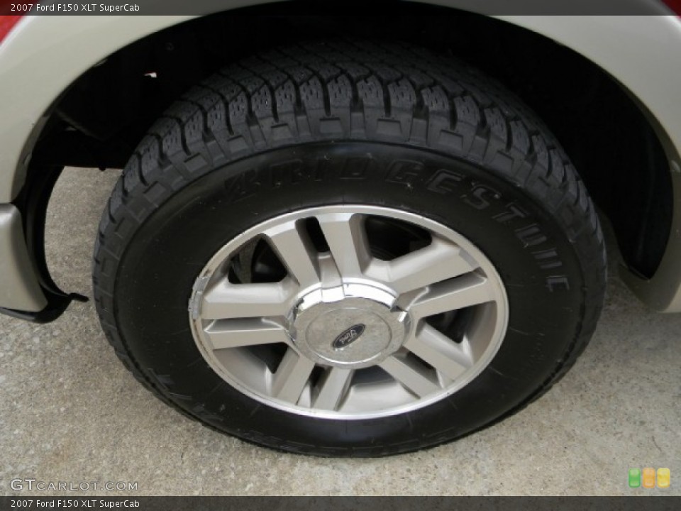 2007 Ford F150 XLT SuperCab Wheel and Tire Photo #59367699