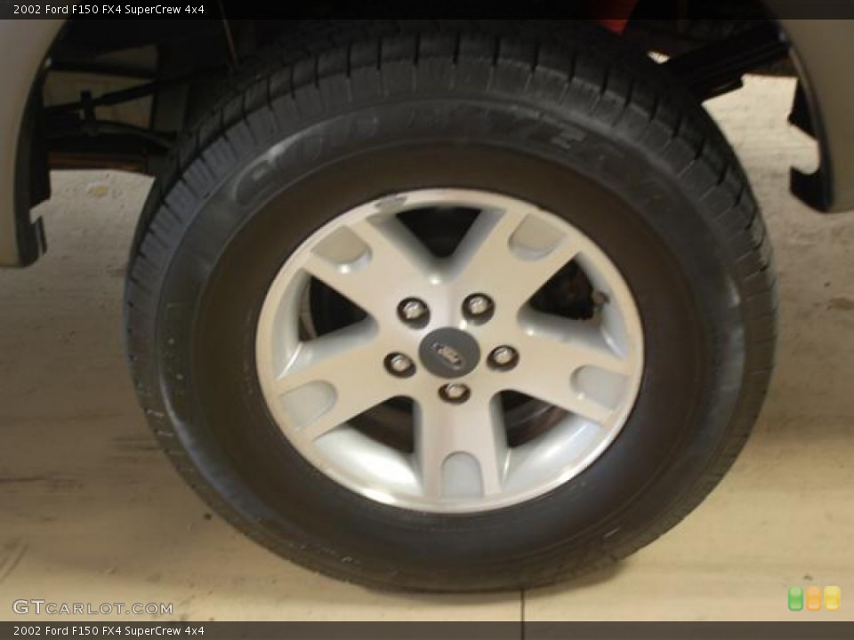 2002 Ford F150 FX4 SuperCrew 4x4 Wheel and Tire Photo #59372403
