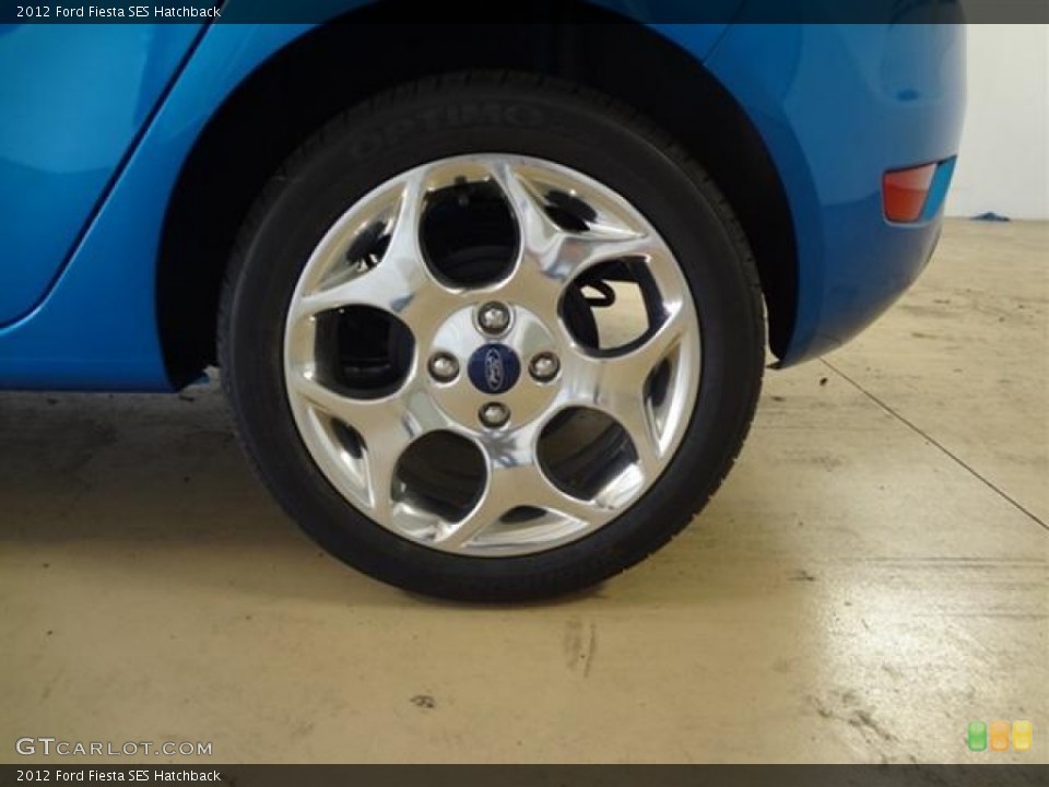 2012 Ford Fiesta SES Hatchback Wheel and Tire Photo #59372625