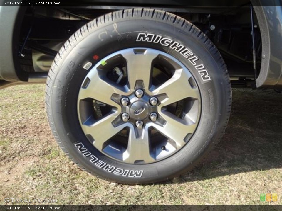 2012 Ford F150 FX2 SuperCrew Wheel and Tire Photo #59374629
