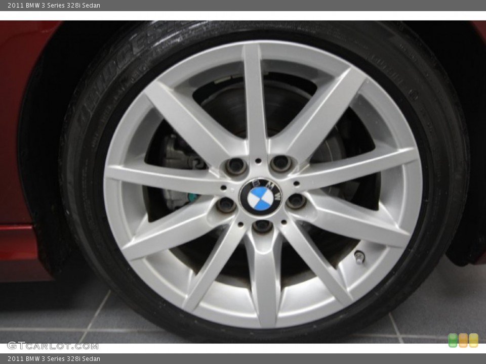 2011 BMW 3 Series 328i Sedan Wheel and Tire Photo #59379213