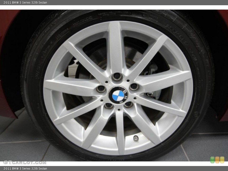 2011 BMW 3 Series 328i Sedan Wheel and Tire Photo #59379232
