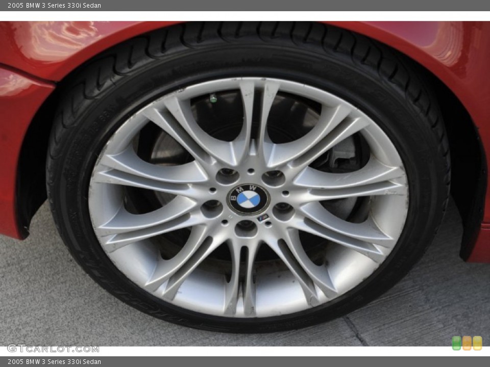 2005 BMW 3 Series 330i Sedan Wheel and Tire Photo #59379653