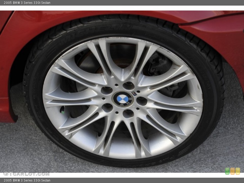 2005 BMW 3 Series 330i Sedan Wheel and Tire Photo #59379662