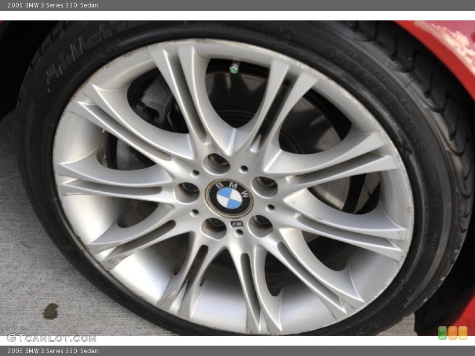 2005 BMW 3 Series 330i Sedan Wheel and Tire Photo #59379707