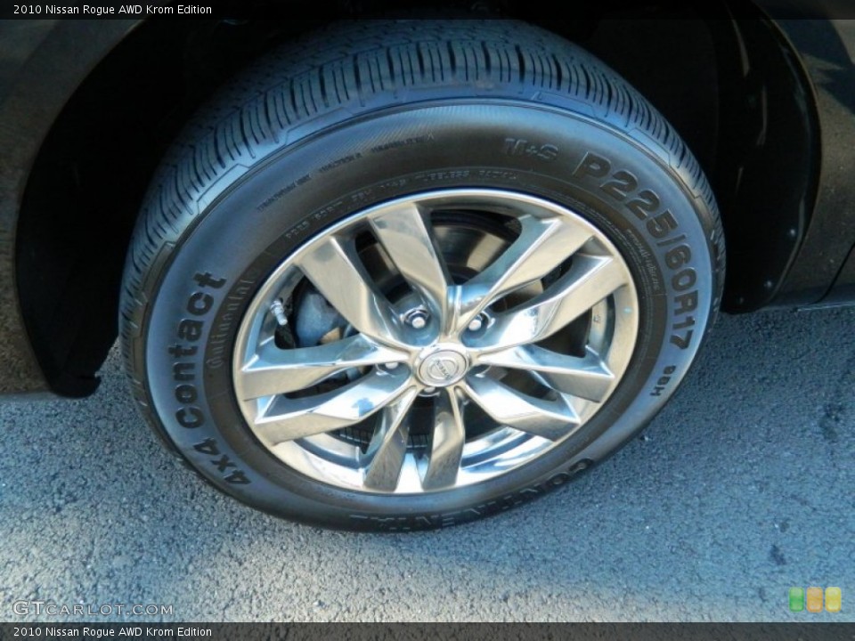 2010 Nissan Rogue AWD Krom Edition Wheel and Tire Photo #59380442