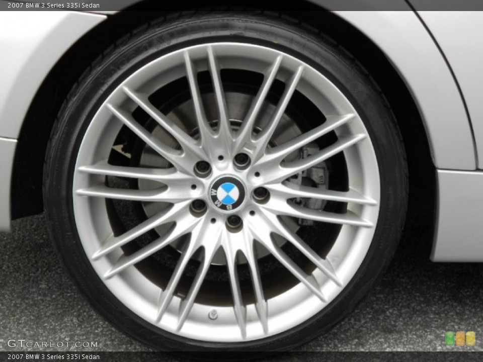 2007 BMW 3 Series 335i Sedan Wheel and Tire Photo #59380465