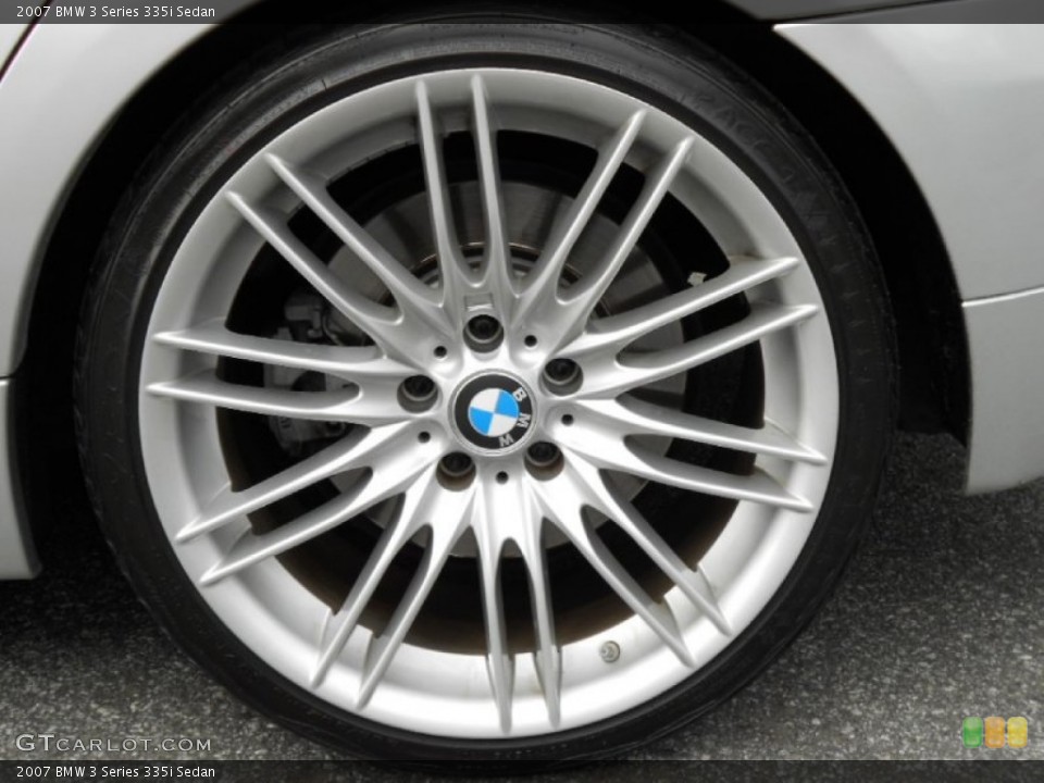 2007 BMW 3 Series 335i Sedan Wheel and Tire Photo #59380484