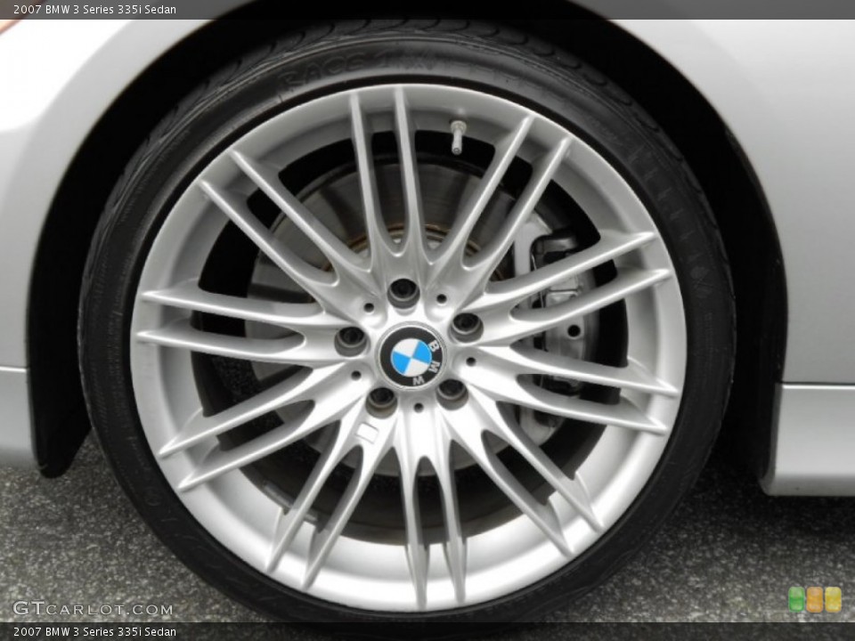 2007 BMW 3 Series 335i Sedan Wheel and Tire Photo #59380493