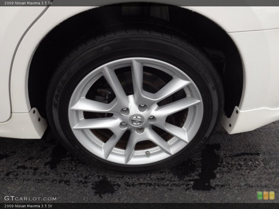2009 Nissan Maxima 3.5 SV Wheel and Tire Photo #59383013