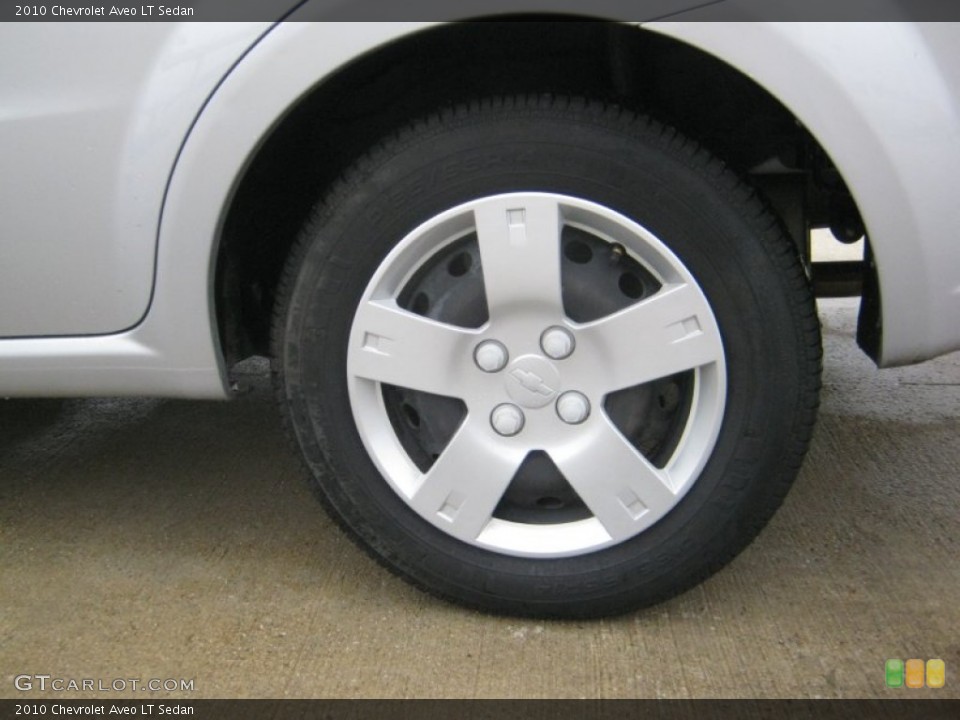 2010 Chevrolet Aveo LT Sedan Wheel and Tire Photo #59388483