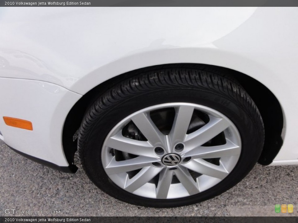 2010 Volkswagen Jetta Wolfsburg Edition Sedan Wheel and Tire Photo #59391530