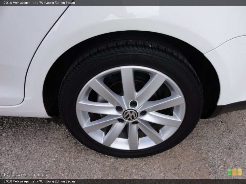 2010 Volkswagen Jetta Wolfsburg Edition Sedan Wheel and Tire Photo #59391536