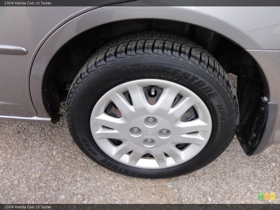 2004 Honda Civic LX Sedan Wheel and Tire Photo #59394224