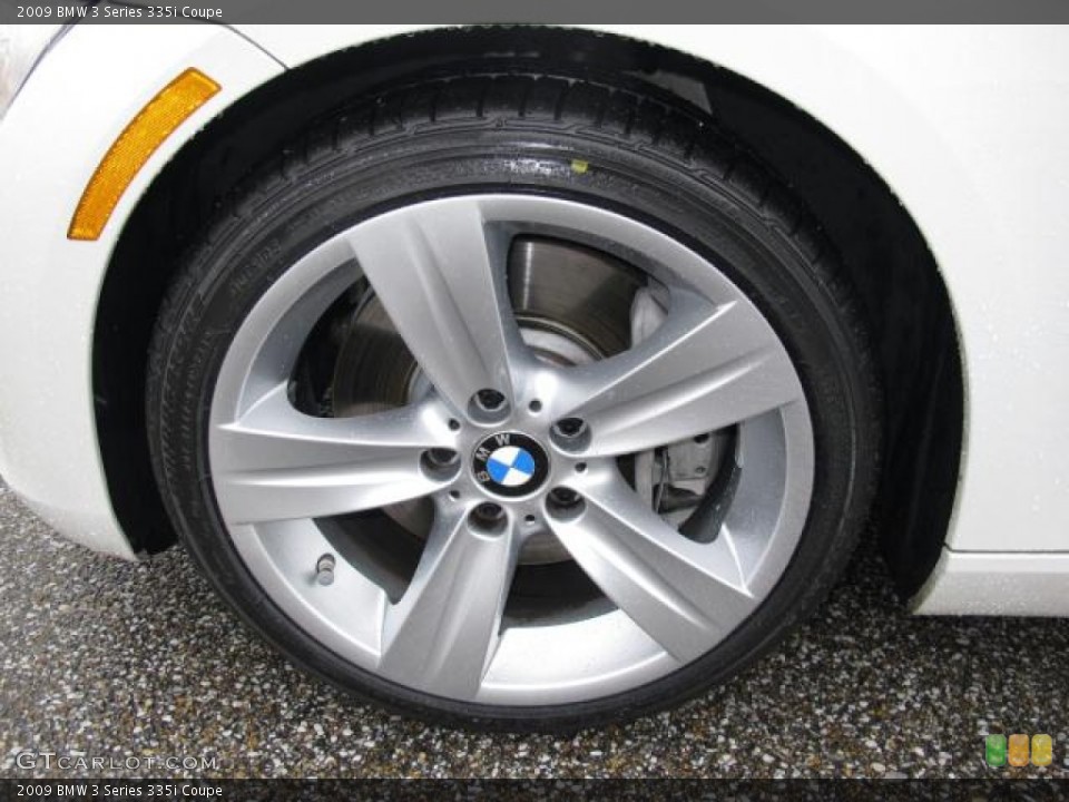 2009 BMW 3 Series 335i Coupe Wheel and Tire Photo #59394878