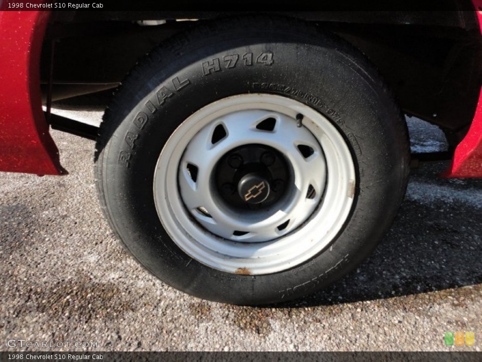 1998 Chevrolet S10 Regular Cab Wheel and Tire Photo #59402309