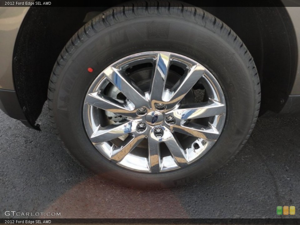 2012 Ford Edge SEL AWD Wheel and Tire Photo #59408519