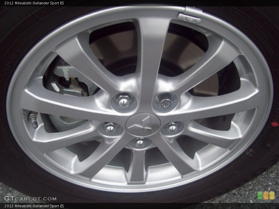 2012 Mitsubishi Outlander Sport ES Wheel and Tire Photo #59413298