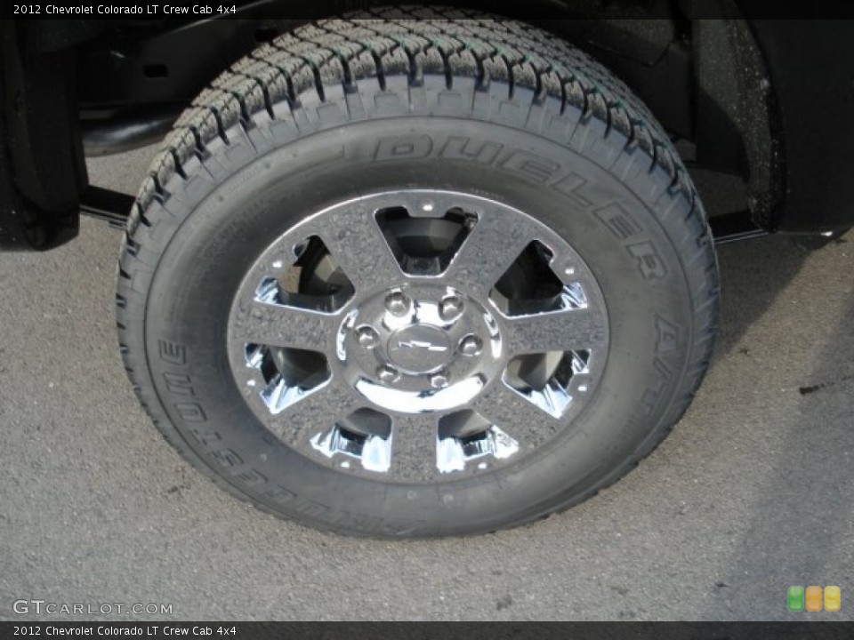2012 Chevrolet Colorado LT Crew Cab 4x4 Wheel and Tire Photo #59413562