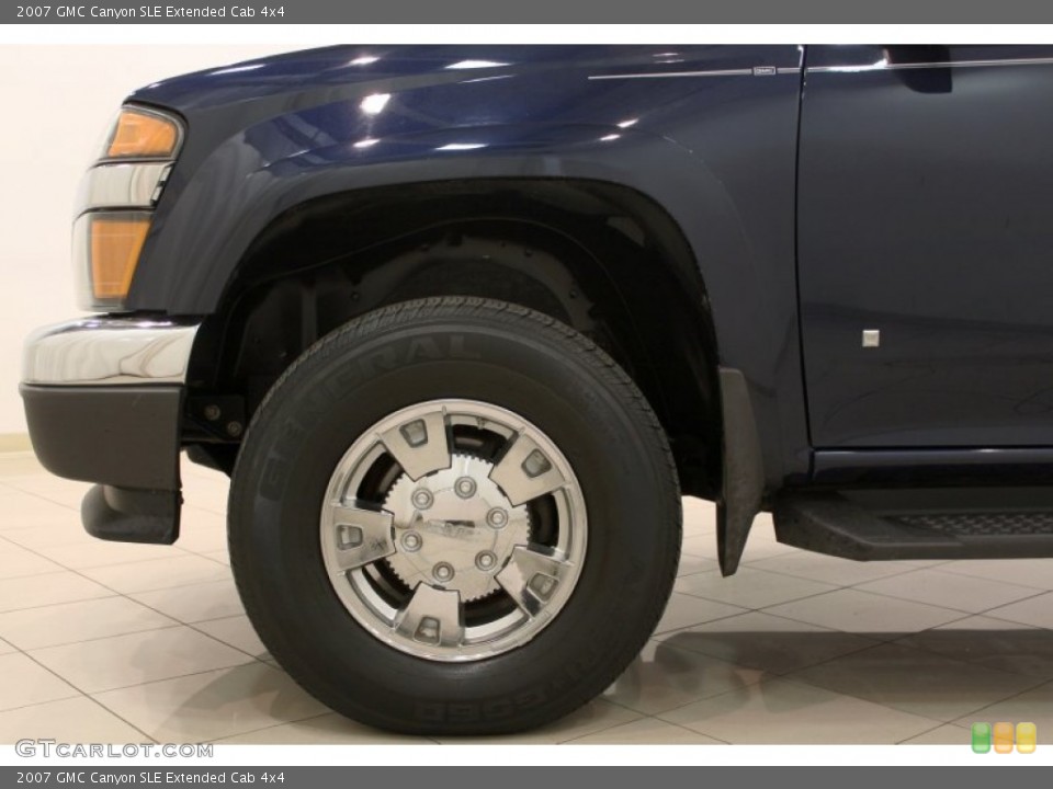 2007 GMC Canyon SLE Extended Cab 4x4 Wheel and Tire Photo #59417825