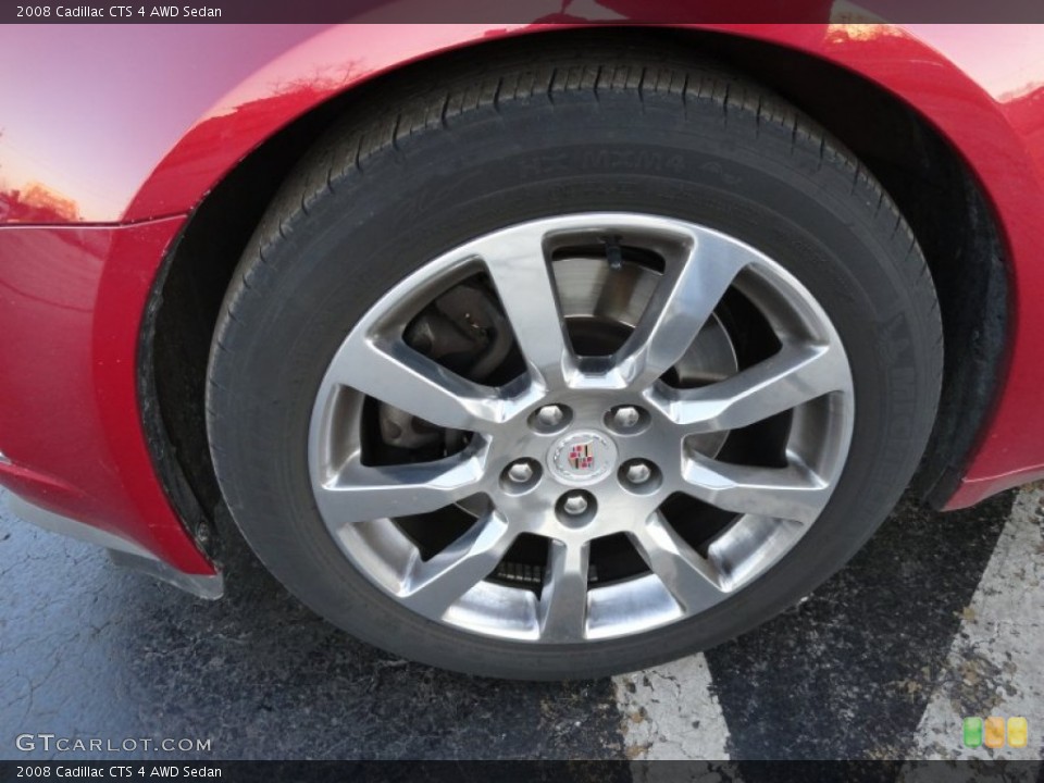 2008 Cadillac CTS 4 AWD Sedan Wheel and Tire Photo #59420108