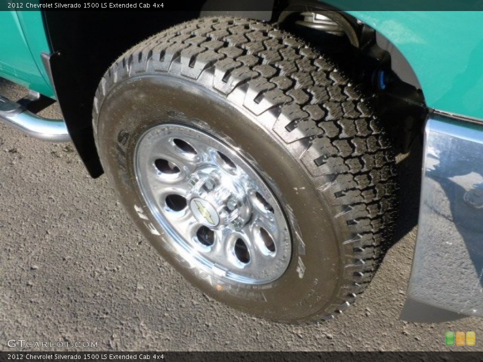 2012 Chevrolet Silverado 1500 LS Extended Cab 4x4 Wheel and Tire Photo #59420597