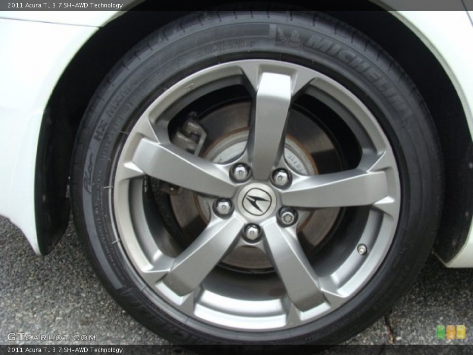 2011 Acura TL 3.7 SH-AWD Technology Wheel and Tire Photo #59427500