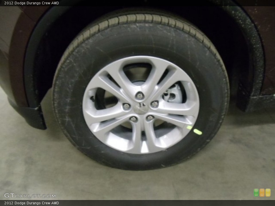 2012 Dodge Durango Crew AWD Wheel and Tire Photo #59432069
