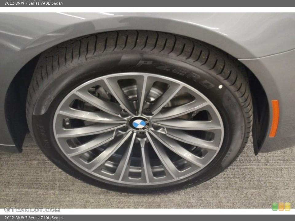 2012 BMW 7 Series 740Li Sedan Wheel and Tire Photo #59445749