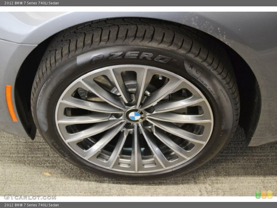 2012 BMW 7 Series 740Li Sedan Wheel and Tire Photo #59445798