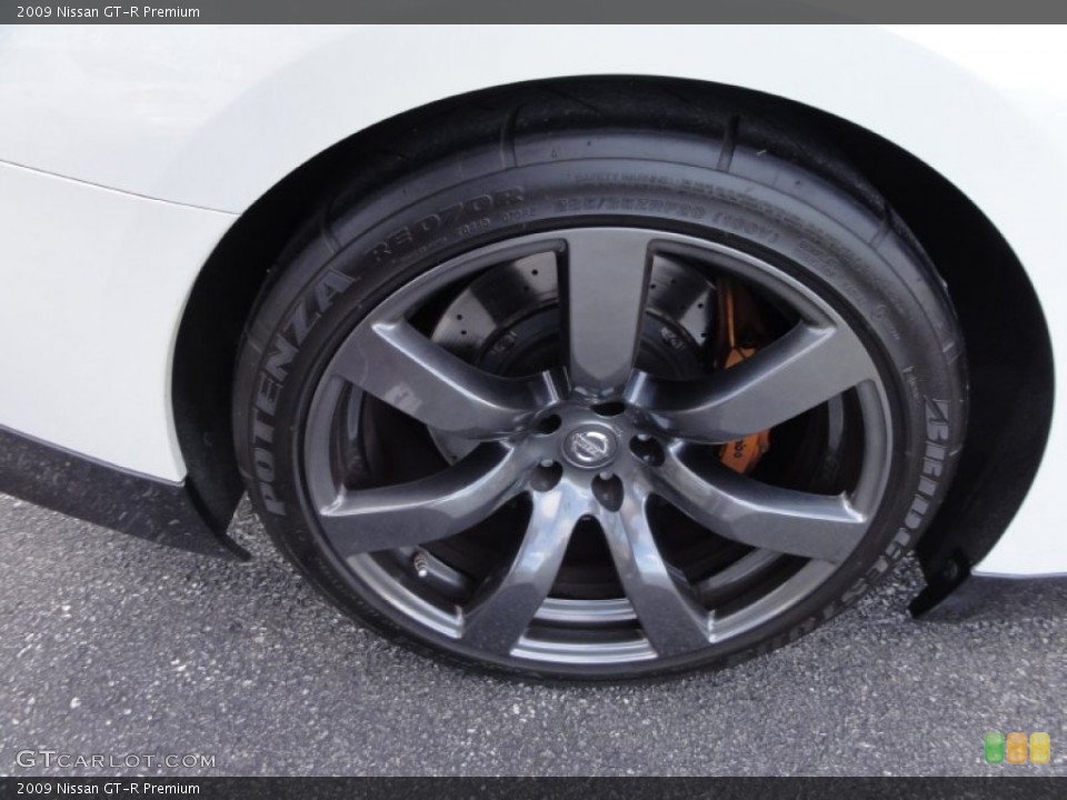 2009 Nissan GT-R Premium Wheel and Tire Photo #59447003