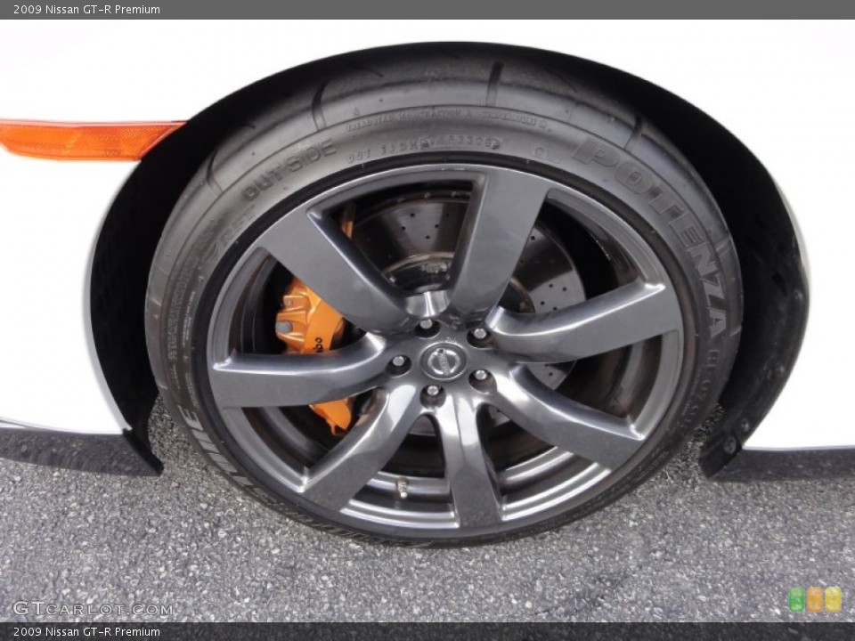 2009 Nissan GT-R Premium Wheel and Tire Photo #59447069