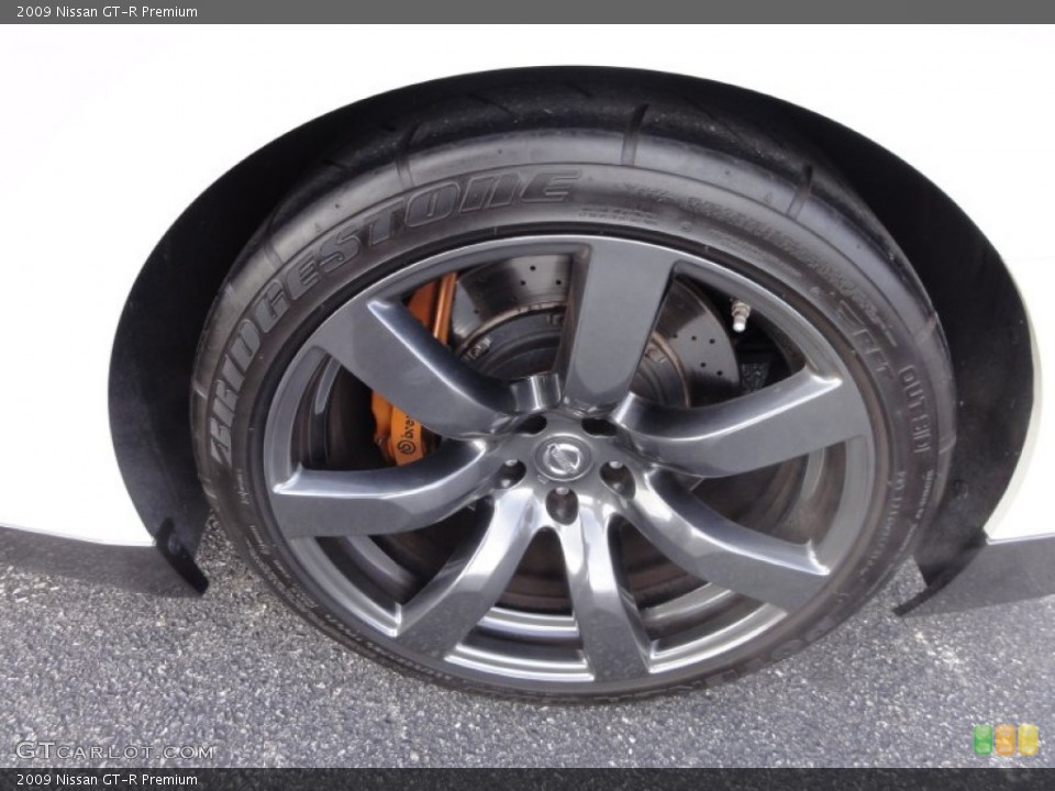 2009 Nissan GT-R Premium Wheel and Tire Photo #59447075