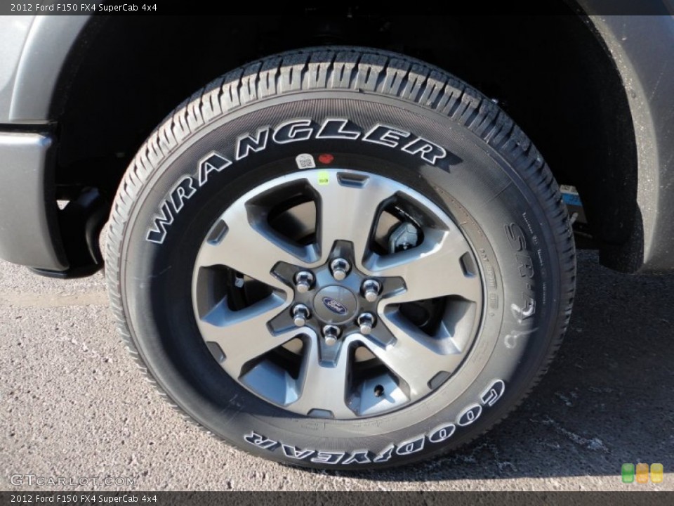 2012 Ford F150 FX4 SuperCab 4x4 Wheel and Tire Photo #59459390