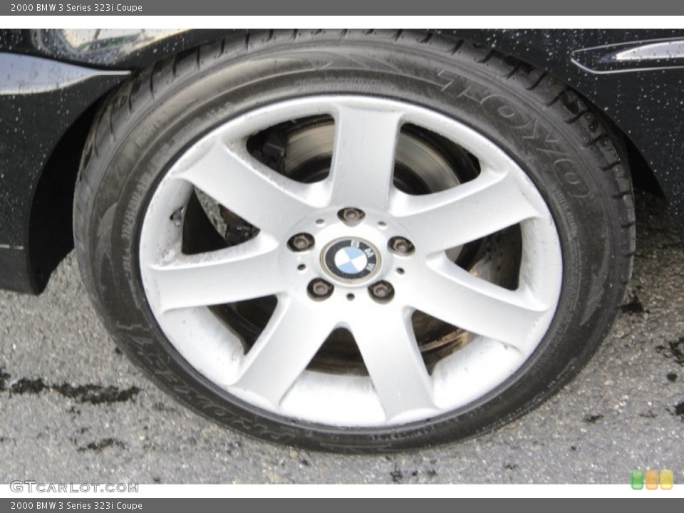 2000 BMW 3 Series 323i Coupe Wheel and Tire Photo #59468406