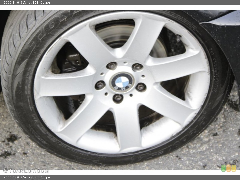 2000 BMW 3 Series 323i Coupe Wheel and Tire Photo #59468417