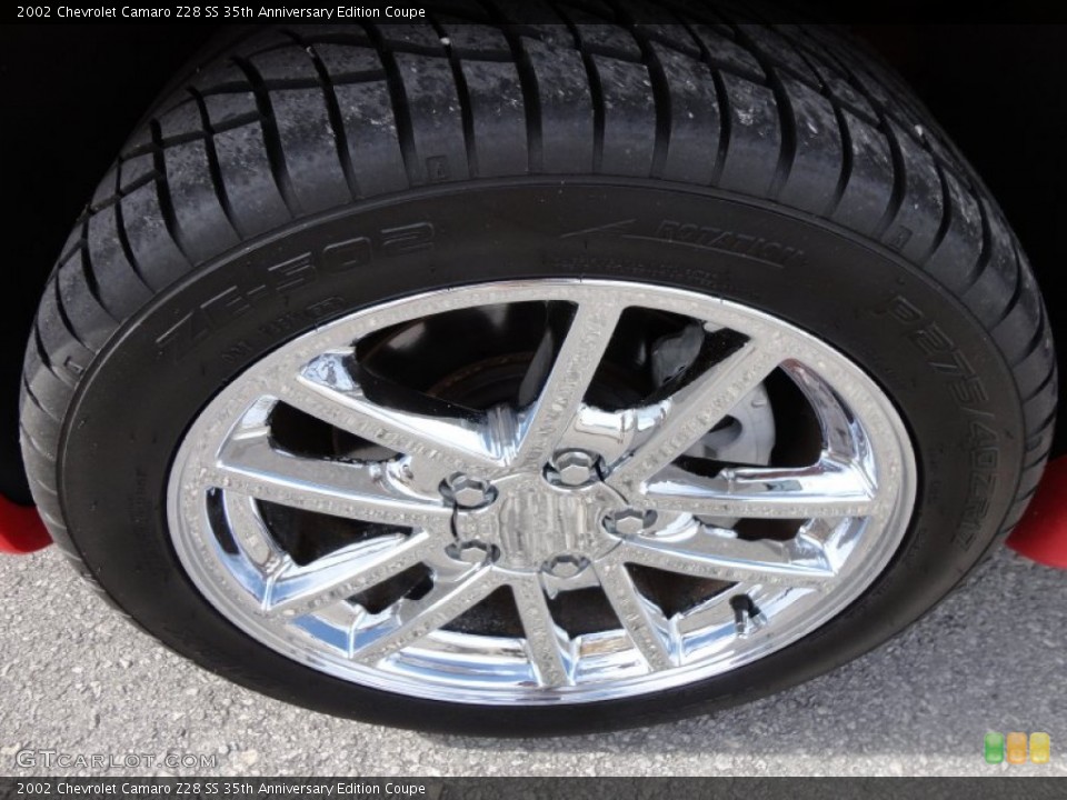2002 Chevrolet Camaro Z28 SS 35th Anniversary Edition Coupe Wheel and Tire Photo #59472149