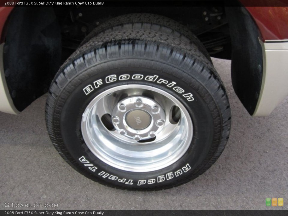 2008 Ford F350 Super Duty King Ranch Crew Cab Dually Wheel and Tire Photo #59482507