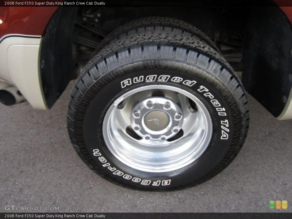 2008 Ford F350 Super Duty King Ranch Crew Cab Dually Wheel and Tire Photo #59482516