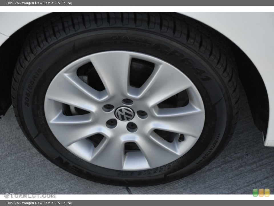 2009 Volkswagen New Beetle 2.5 Coupe Wheel and Tire Photo #59484902