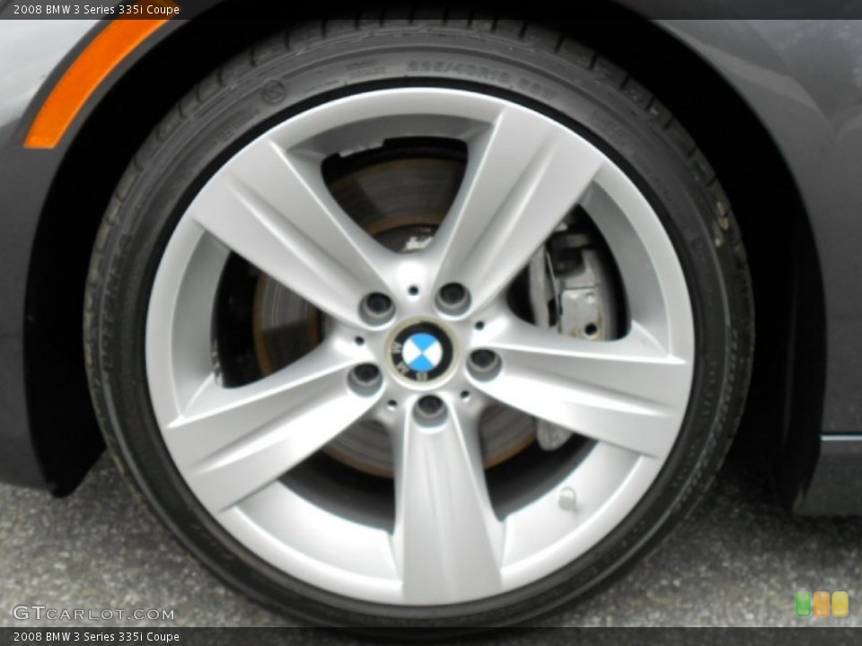 2008 BMW 3 Series 335i Coupe Wheel and Tire Photo #59487612