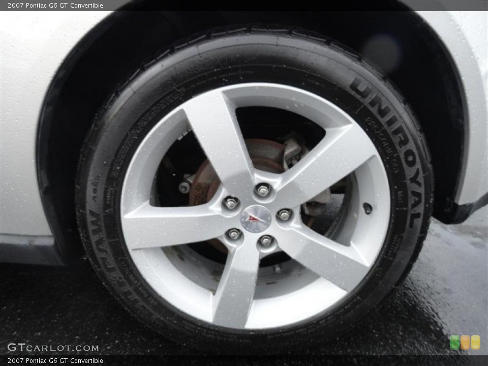 2007 Pontiac G6 GT Convertible Wheel and Tire Photo #59492103