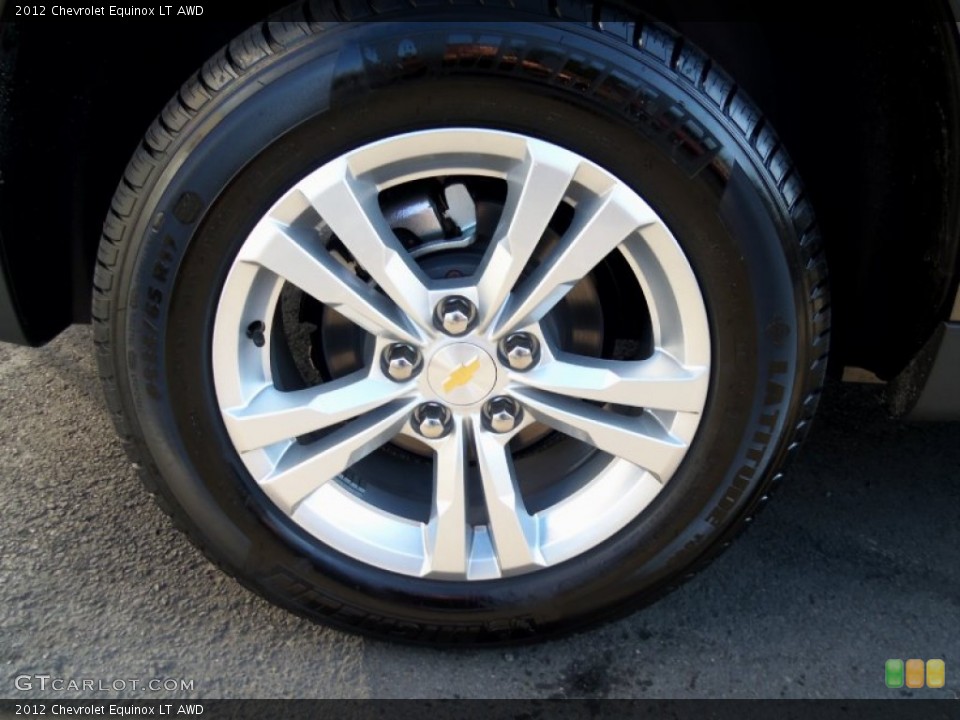 2012 Chevrolet Equinox LT AWD Wheel and Tire Photo #59498139