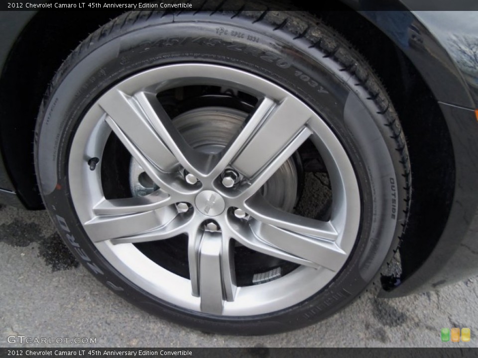 2012 Chevrolet Camaro LT 45th Anniversary Edition Convertible Wheel and Tire Photo #59498643